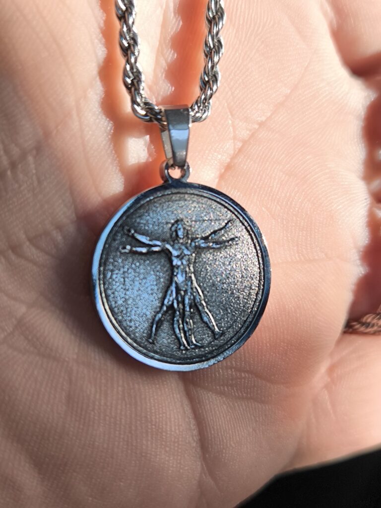 Vitruvian man - ORIGINAL HANDMADE – Bild 5