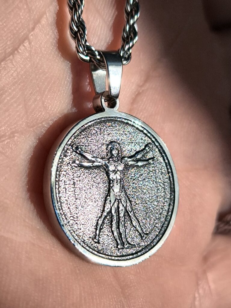 Vitruvian man - ORIGINAL HANDMADE – Bild 7