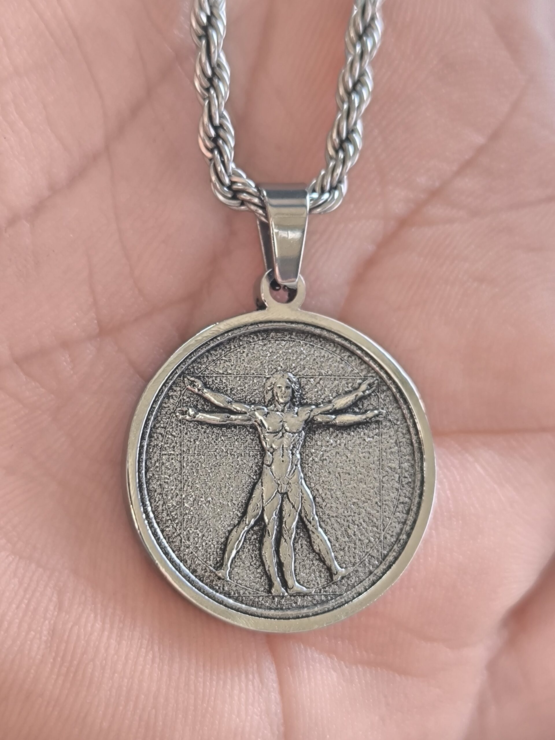 Vitruvian man - ORIGINAL HANDMADE – Bild 3