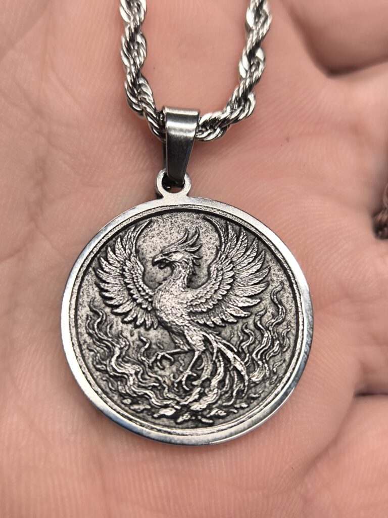Phoenix Pendant – Symbol of Rebirth and Strength - Image 5