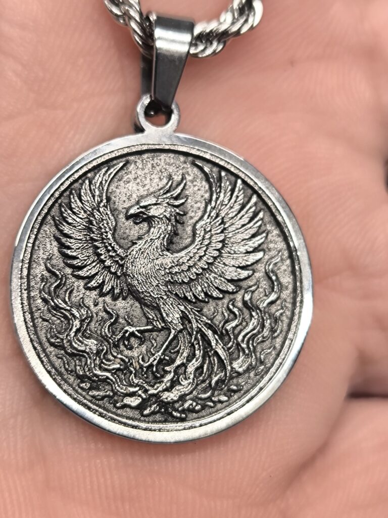 Phoenix Pendant – Symbol of Rebirth and Strength - Image 4