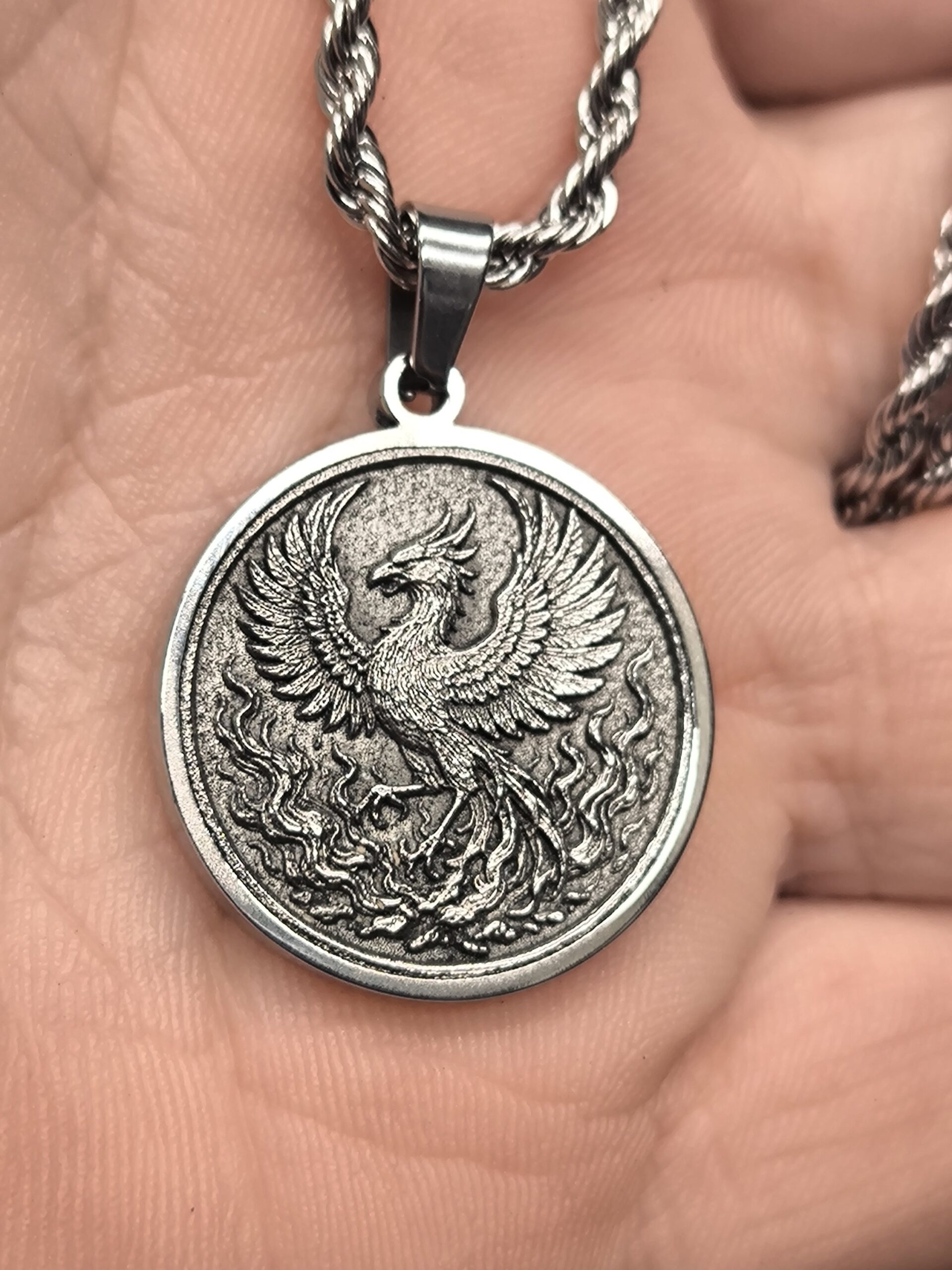 Phoenix Pendant – Symbol of Rebirth and Strength - Image 3