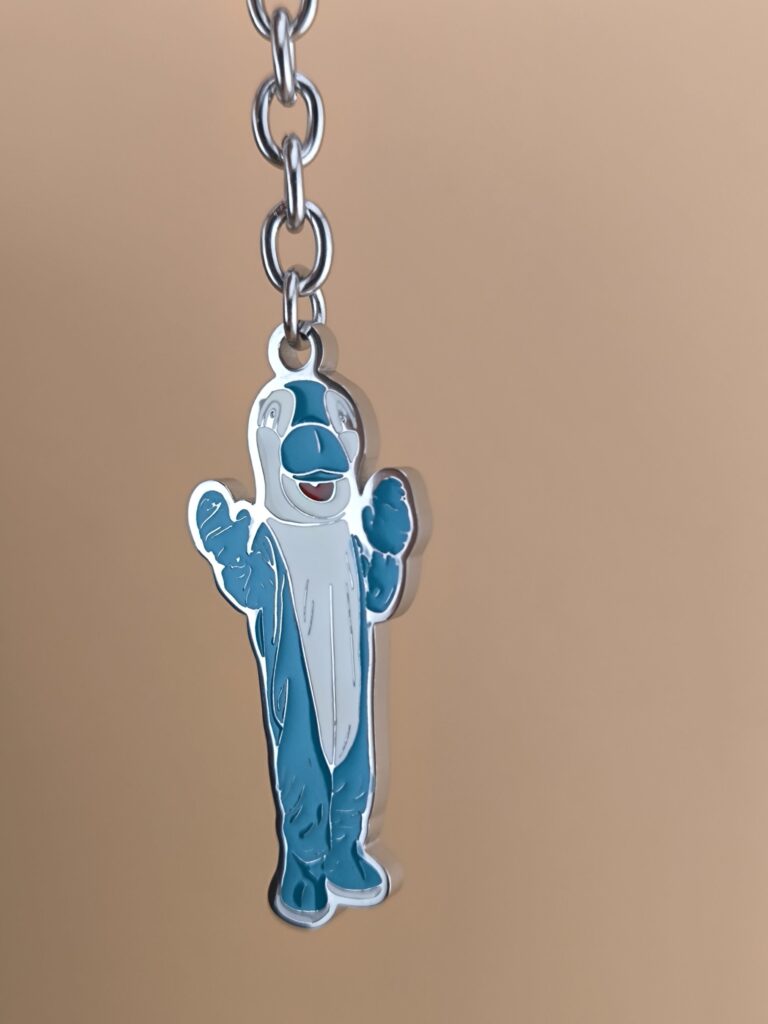 Dolphin keychain – stainless steel - Image 3