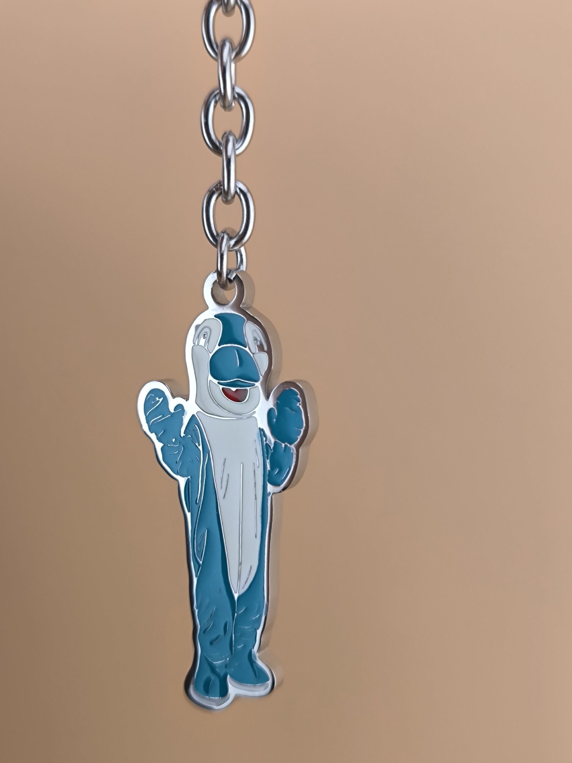 Dolphin keychain – stainless steel