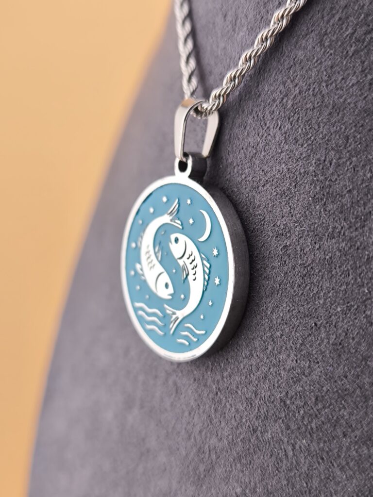 Pisces ♓ necklace - Turquoise ediction - Image 2