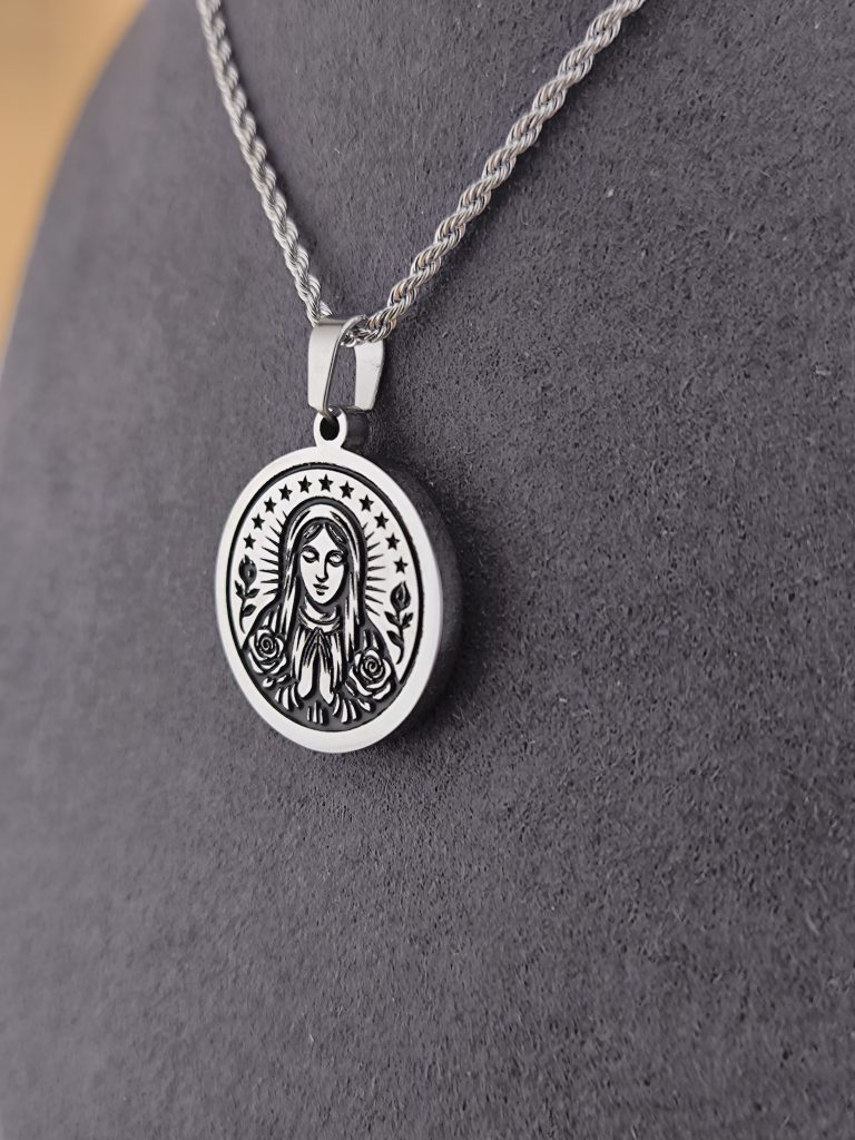 Virgin Mary Necklace - Obrázok 4